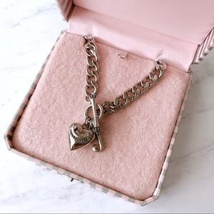 Juicy Couture Jewelry - Juicy Couture Silver Starter Charm Necklace Juicy Couture Jewelry - Juicy Couture Silver Starter Charm Necklace